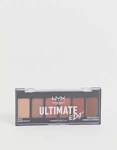 Палетка теней для век NYX Professional Makeup UltimateEdit - Warm Neutrals - Мульти