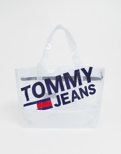 Сумка-шоппер с логотипом Tommy Jeans - Белый