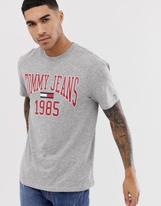 Футболка в университетском стиле Tommy Jeans - Серый