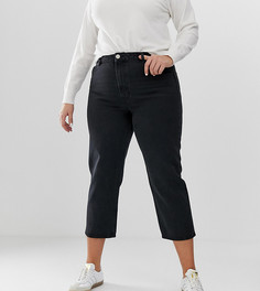 Черные прямые джинсы ASOS DESIGN Curve - Черный
