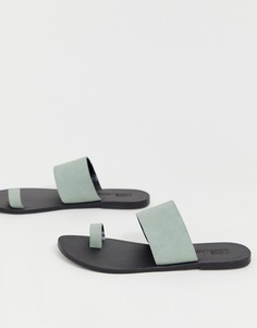 Кожаные сандалии ASOS DESIGN Faro - Синий