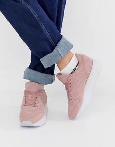 Кожаные кроссовки дымчато-розового цвета Reebok Classic - Розовый