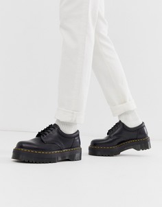 Черные туфли на платформе Dr Martens 8053 Quad - Черный