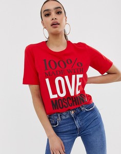 Футболка Love Moschino 100 - Красный