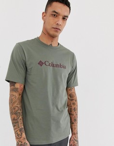 Зеленая базовая футболка с логотипом Columbia CSC - Зеленый