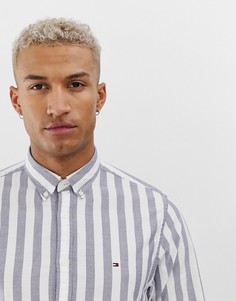 Рубашка в полоску Tommy Hilfiger - Серый