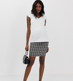 Трикотажная юбка в клетку Mama.licious - Мульти