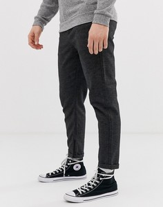 Зауженные укороченные брюки Selected Homme - Серый