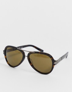 Солнцезащитные очки-авиаторы Karl Lagerfeld Havana - Коричневый