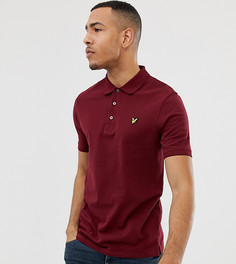 Бордовое поло Lyle & Scott - Красный