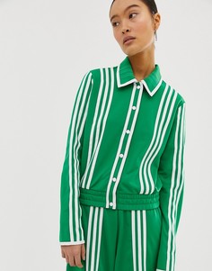 Зеленая спортивная куртка adidas Originals x Ji Won Choi - Зеленый