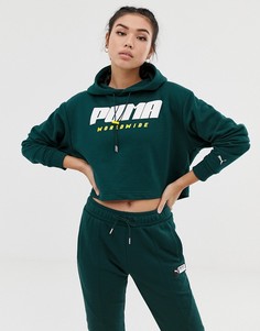 Худи зеленого цвета Puma Training - Зеленый