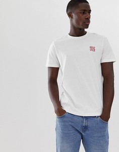 Футболка с круглым вырезом и принтом на груди Jack & Jones Originals - Белый
