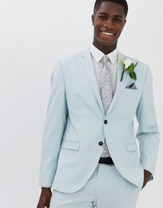 Светло-зеленый приталенный пиджак Selected Homme - Зеленый