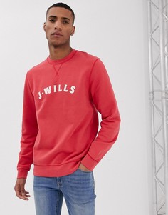 Красный свитшот с круглым вырезом Jack Wills Callington - Красный