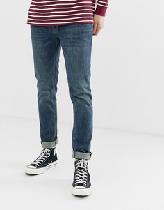 Темно-выбеленные джинсы скинни ASOS DESIGN - Синий