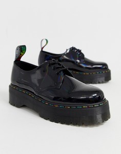 Черные туфли Dr Martens 1461 Quad - Черный