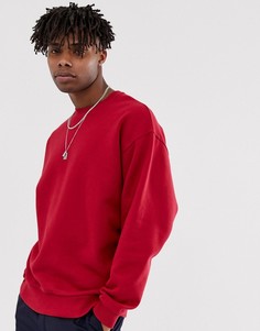 Красный oversize-свитшот ASOS DESIGN - Красный