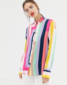 Рубашка в зигзагообразную полоску PS Paul Smith - Мульти