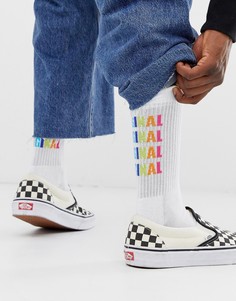 Спортивные носки с надписью ASOS DESIGN - Белый