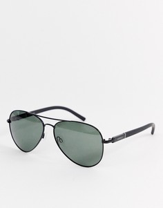 Черные солнцезащитные очки-авиаторы с поляризованными стеклами Esprit - Черный