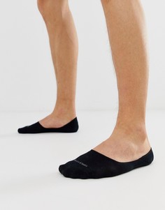 Черные ультракороткие носки Calvin Klein - Черный