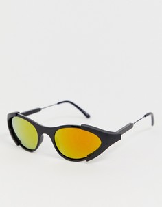 Черные круглые солнцезащитные очки Spitfire - Черный