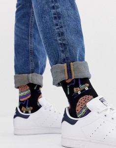 Носки по щиколотку с принтом skating burger ASOS DESIGN - Мульти