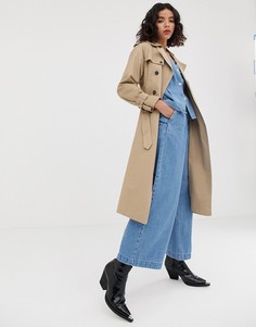 Широкие укороченные джинсы с завышенной талией Vero Moda - Синий