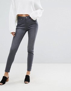 Облегающие джинсы с завышенной талией Esprit - Серый