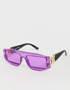 Розовые солнцезащитные очки в квадратной оправе Spitfire VHX - Розовый