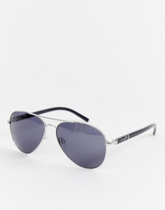 Солнцезащитные очки-авиаторы в серебристой оправе Esprit - Серебряный
