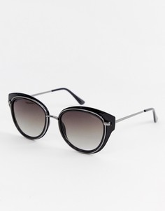 Круглые черные солнцезащитные очки Esprit - Черный