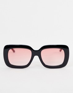 Квадратные солнцезащитные очки Calvin Klein Jeans CKJ18502S - Черный