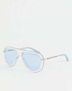 Коричневые солнцезащитные очки Calvin Klein Jeans CKJ19704S - Очистить