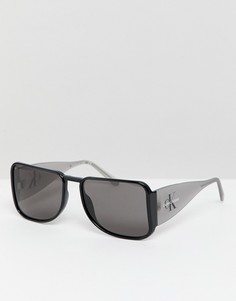 Квадратные солнцезащитные очки Calvin Klein Jeans CKJ18501S - Черный