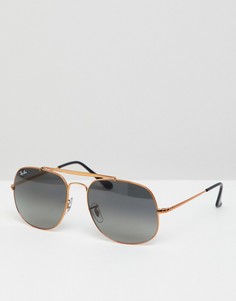 Солнцезащитные очки-авиаторы Ray-Ban 0RB3561 - Золотой