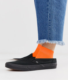Неоново-оранжевые ультракороткие спортивные носки ASOS DESIGN - Оранжевый
