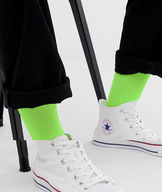 Неоново-зеленые спортивные носки ASOS DESIGN - Мульти