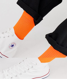Ярко-оранжевые спортивные носки ASOS DESIGN - Оранжевый