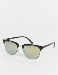 Солнцезащитные очки с зелеными стеклами ASOS DESIGN - Золотой
