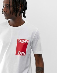 Футболка с логотипом Calvin Klein Jeans - Белый