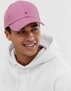 Бейсболка с логотипом-флагом Tommy Hilfiger - Красный