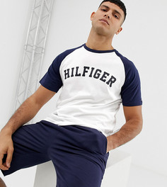 Футболка с круглым вырезом и шорты (белый/темно-синий) Tommy Hilfiger - Белый