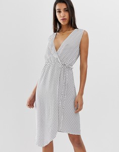 Асимметричное платье AX Paris - Кремовый