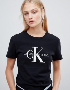 Футболка с логотипом Calvin Klein Jeans - Черный