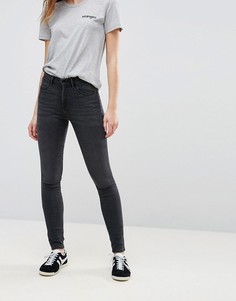 Зауженные джинсы с завышенной талией Wrangler - Серый