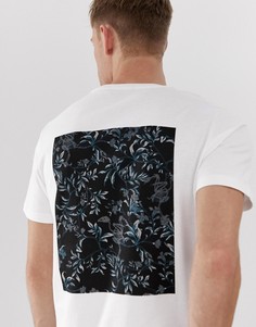 Белая футболка с принтом на спине Jack & Jones Premium - Белый
