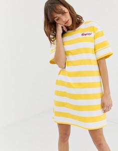 Платье-футболка в полоску Penfield Jax - Желтый