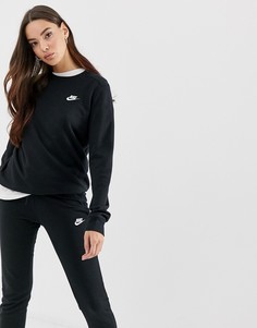 Черный свитшот Nike Club - Черный